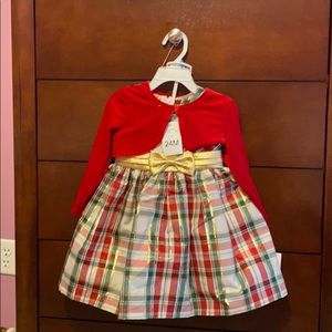 Dress and cardigan set